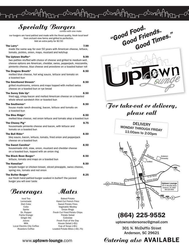 Menu page 1
