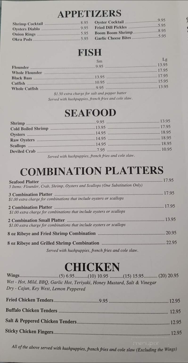 Menu page 1