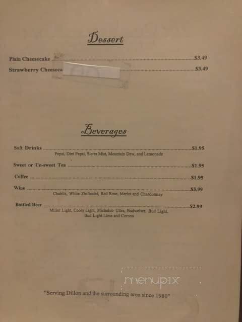 Menu page 2