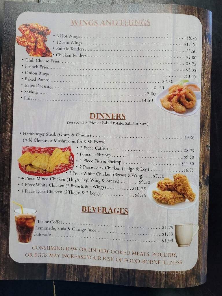 Menu page 1