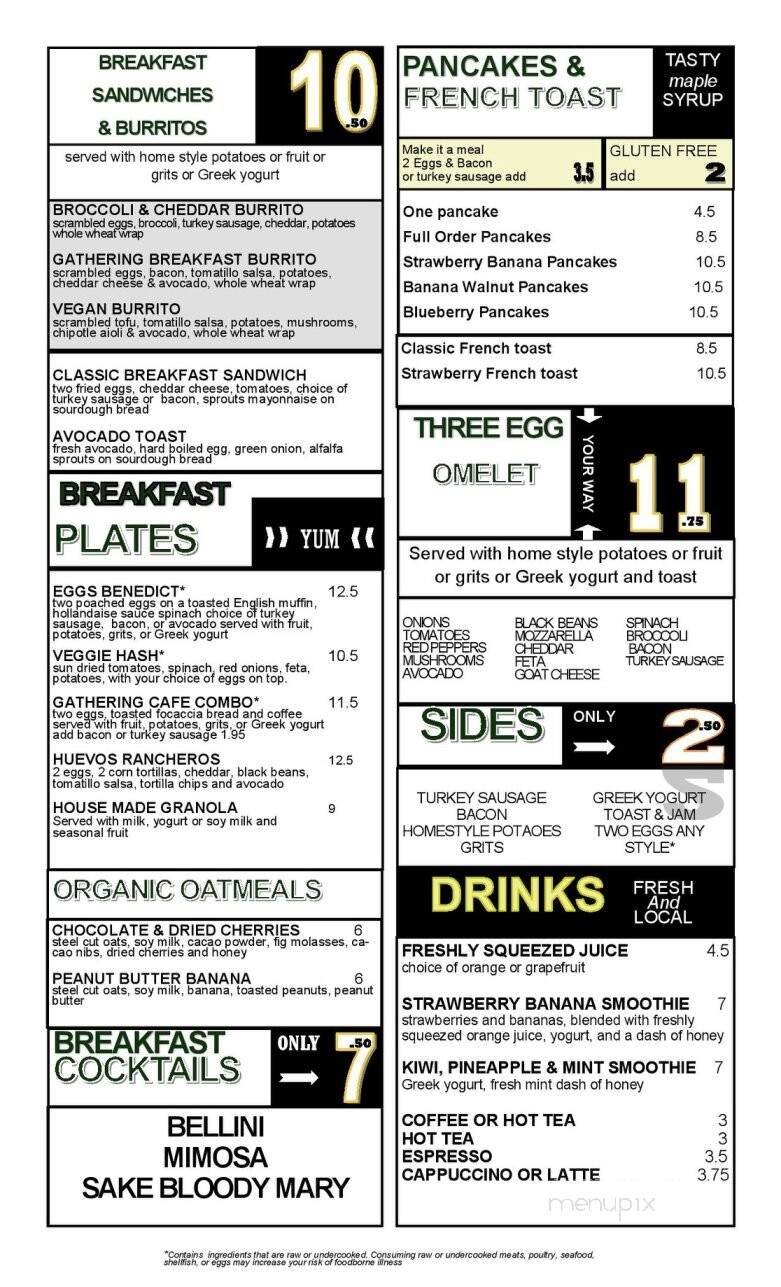 Menu page 2
