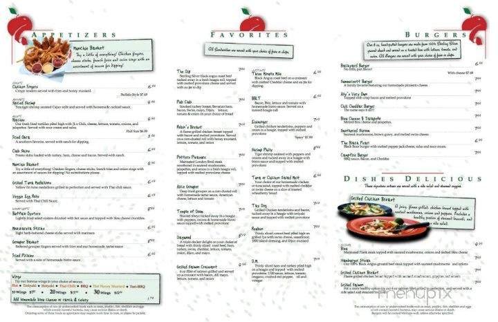 Menu page 1