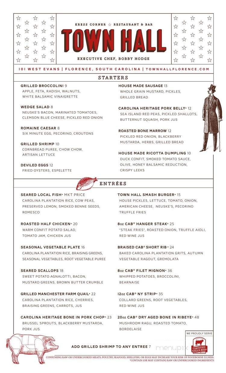 Menu page 1