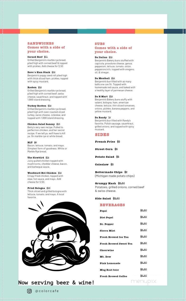 Menu page 2