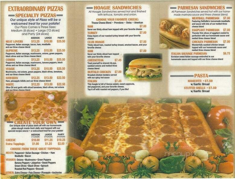Menu page 1