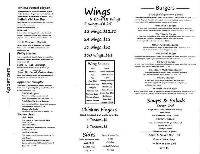 Menu page 2
