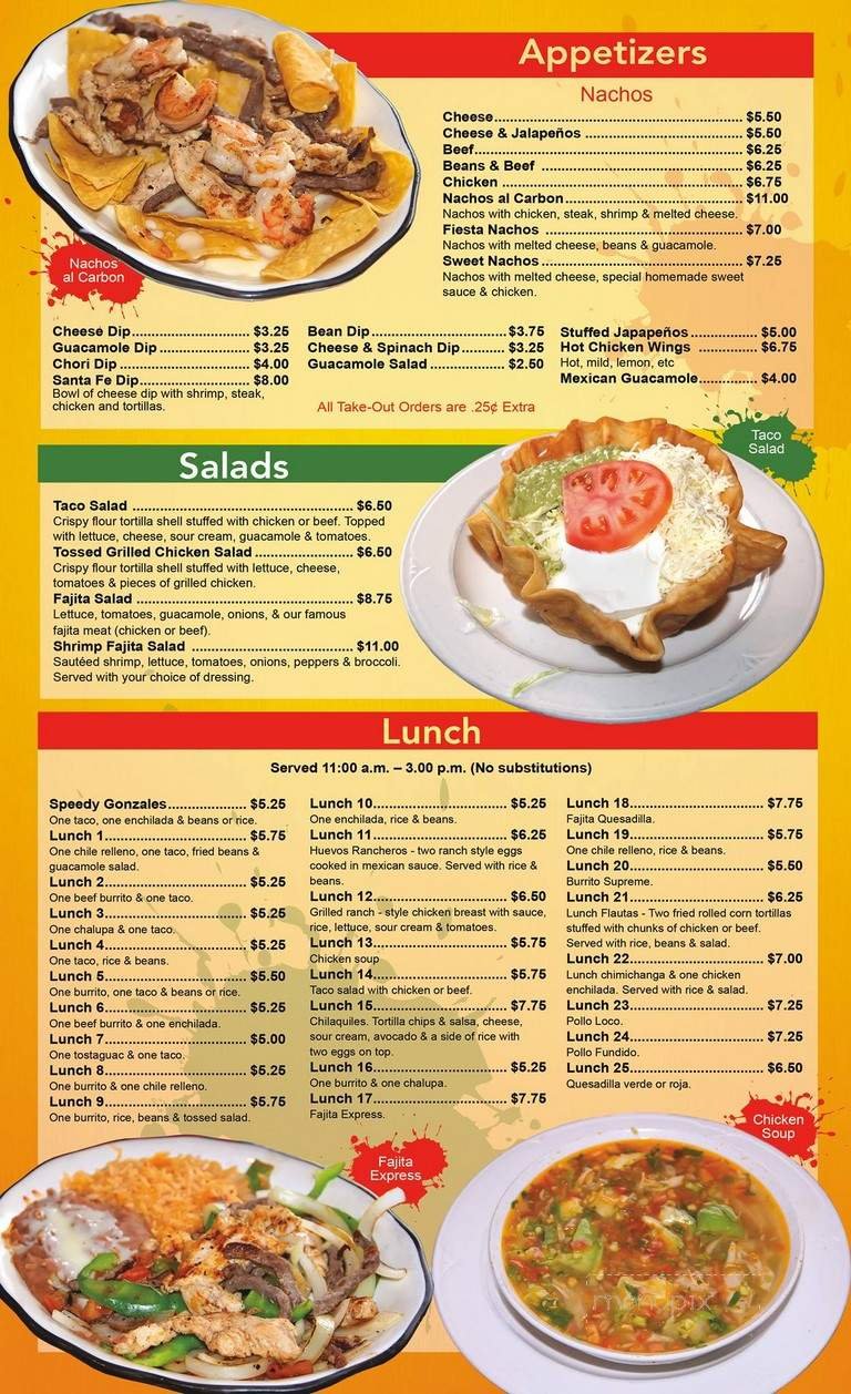 Menu page 2