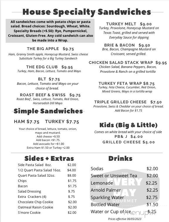 Menu page 2