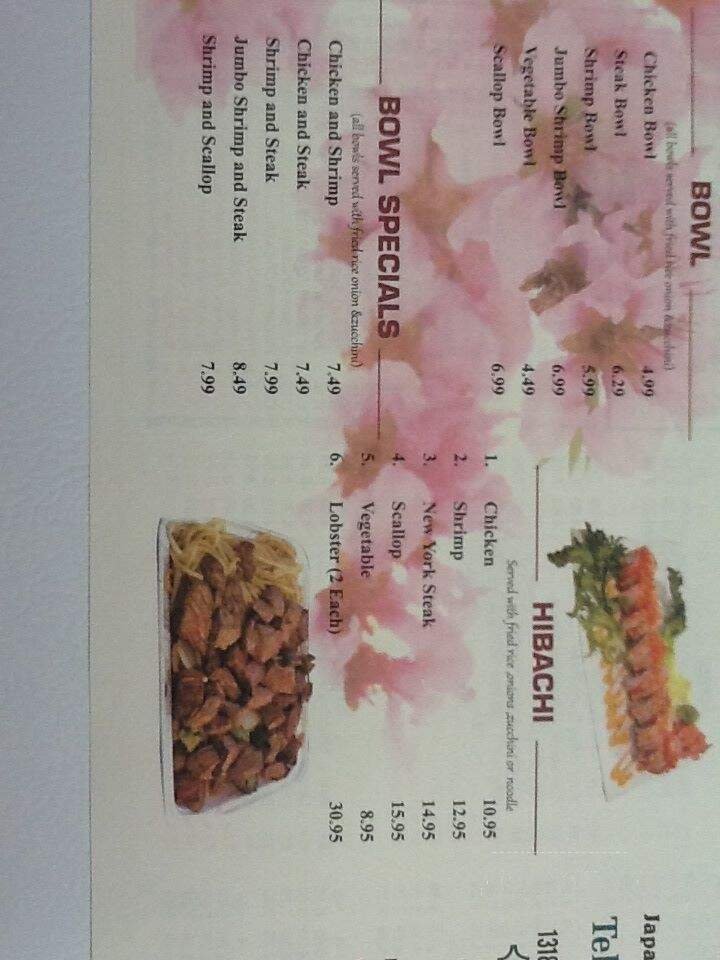 Menu page 2