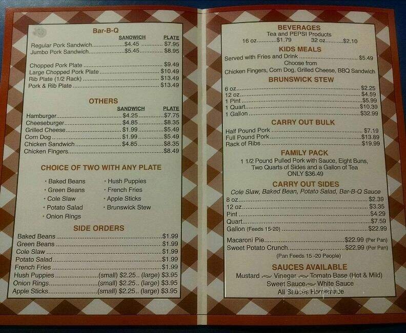 Menu page 2