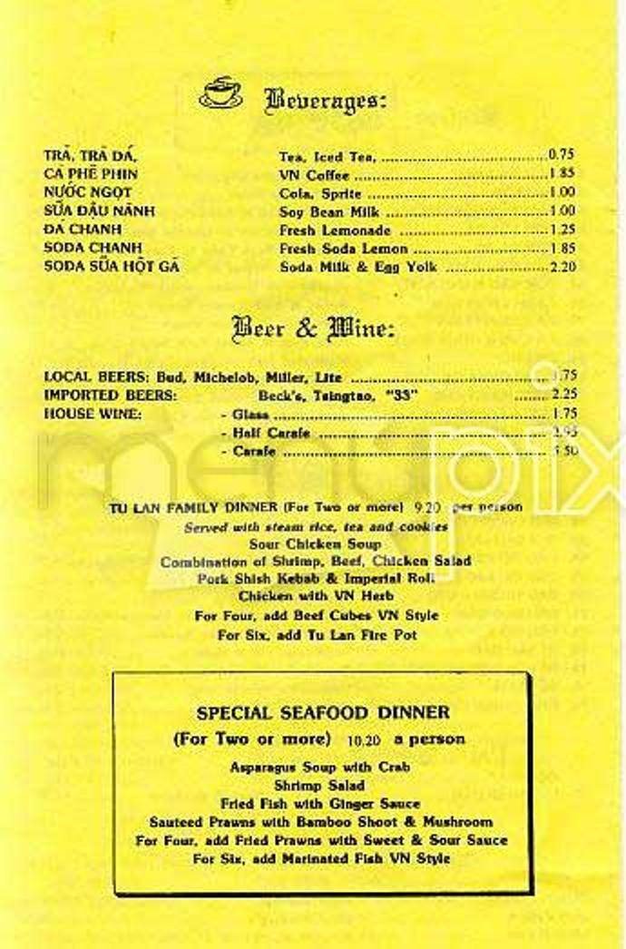 Menu page 5
