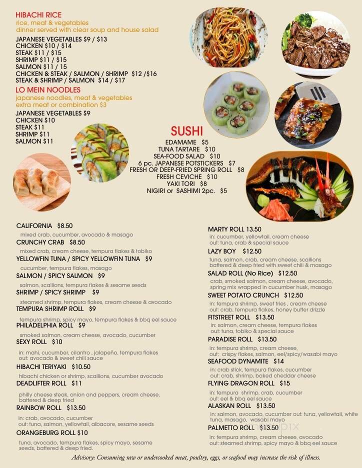 Menu page 2