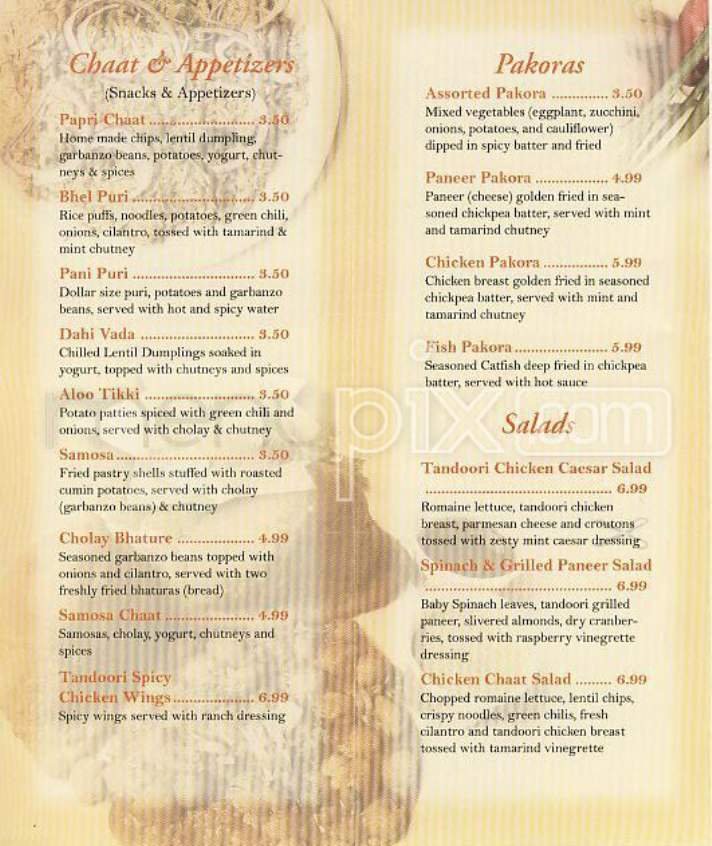 Menu page 2