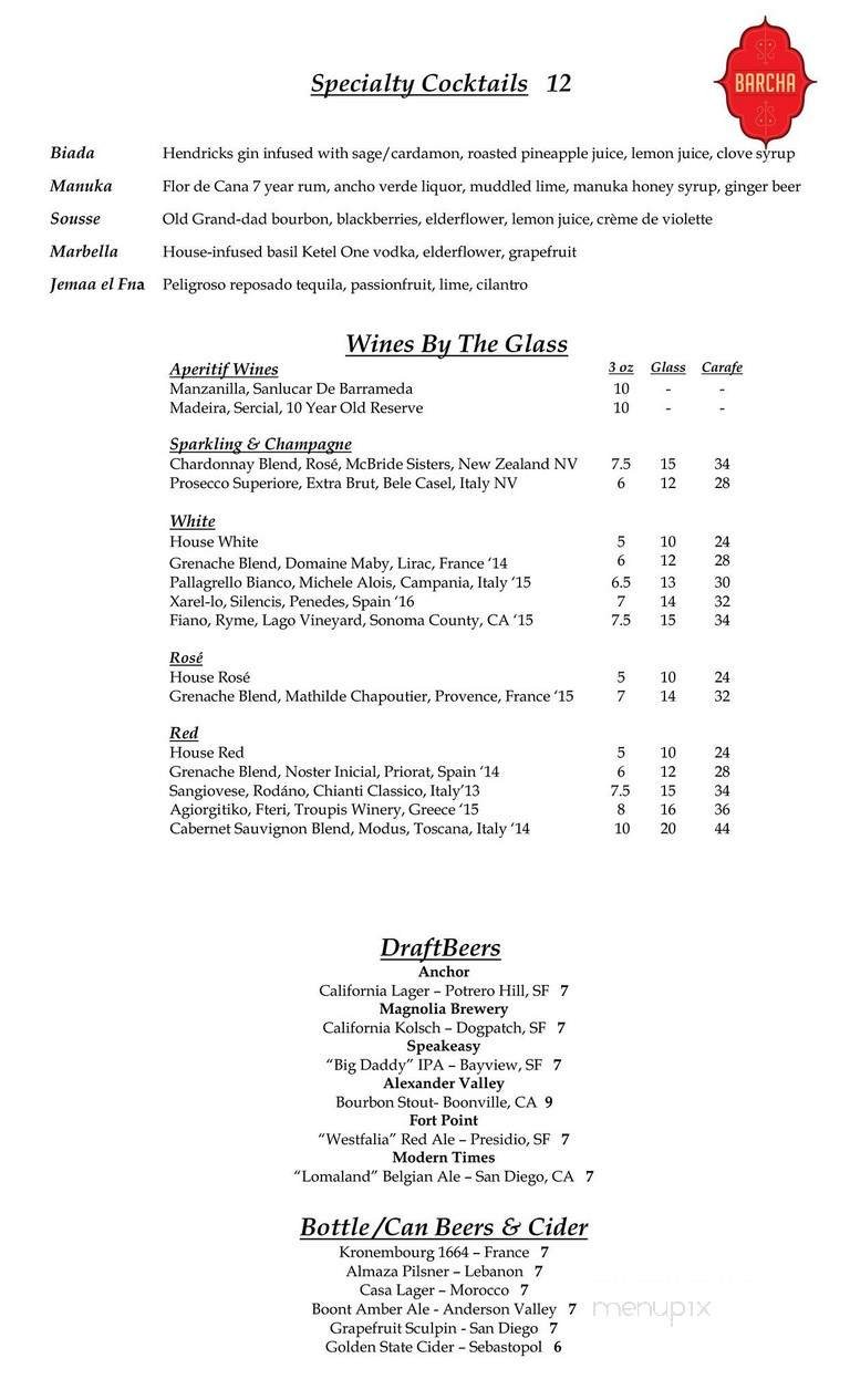 Menu page 2