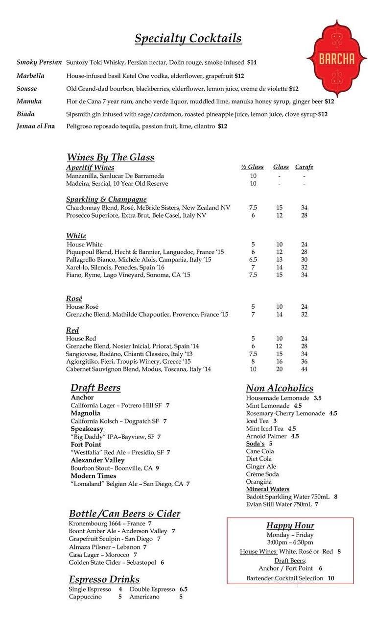 Menu page 4