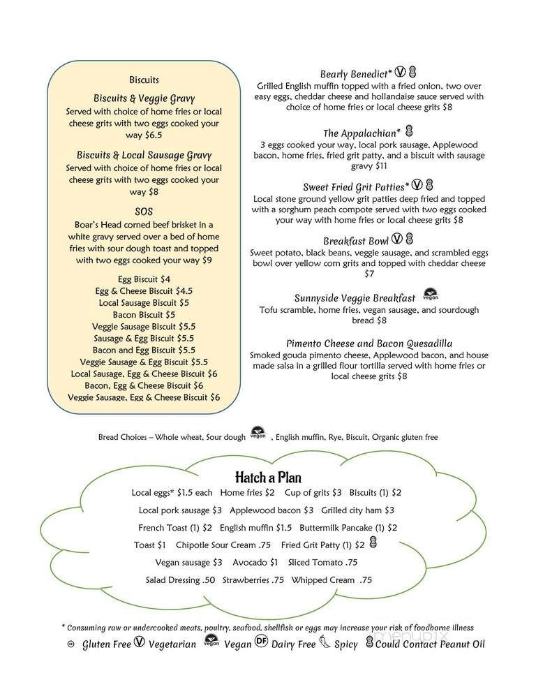 Menu page 2