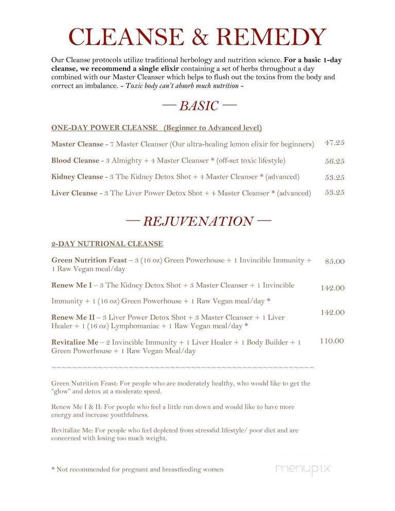 Menu page 5