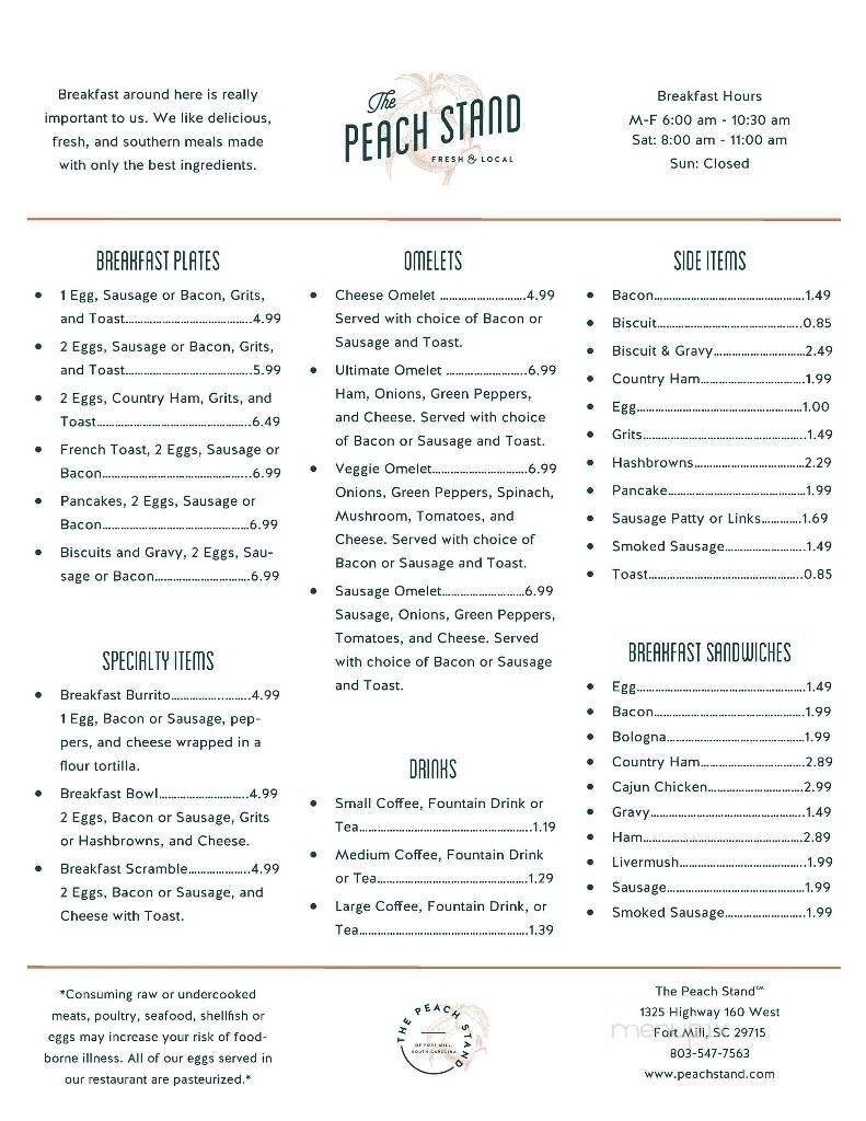 Menu page 1