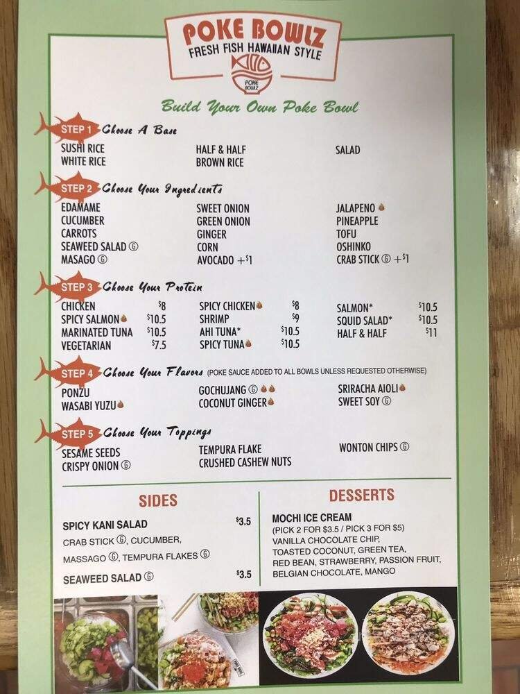 Menu page 2