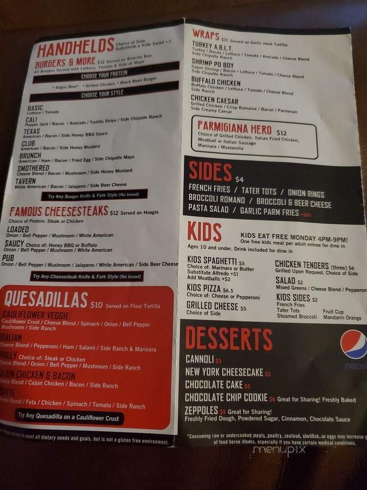 Menu page 2