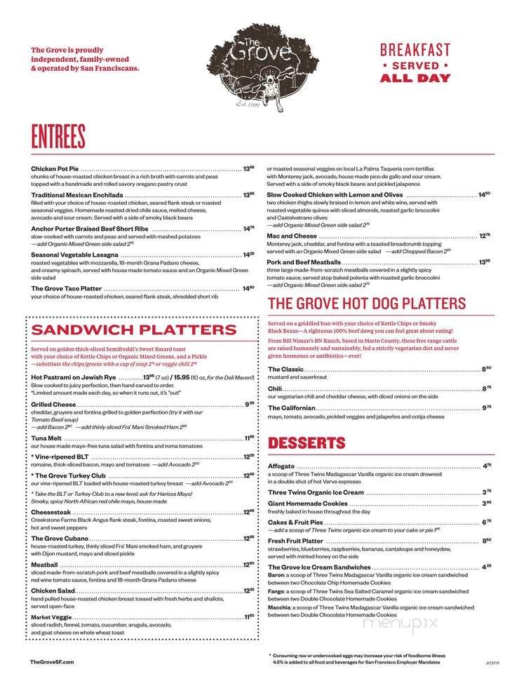 Menu page 2