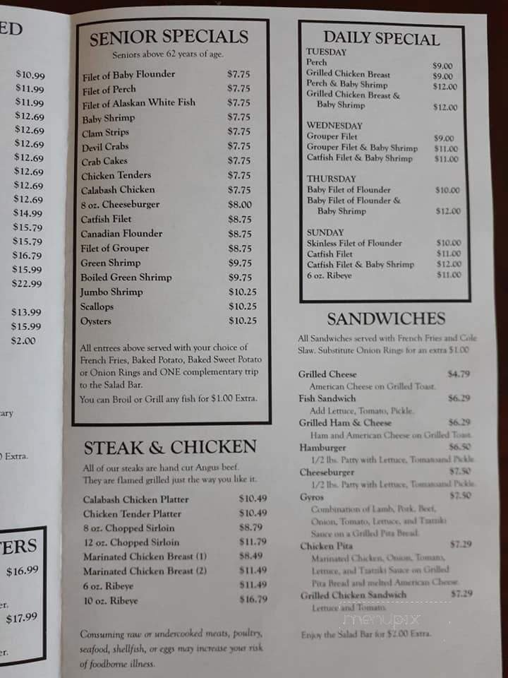 Menu page 2