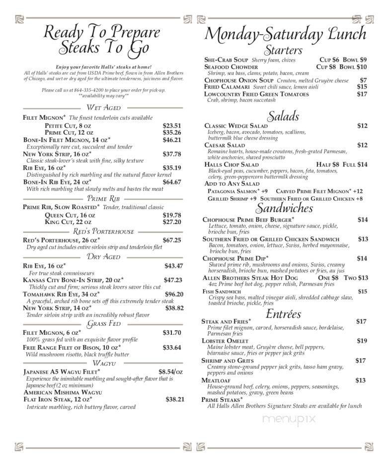 Menu page 2