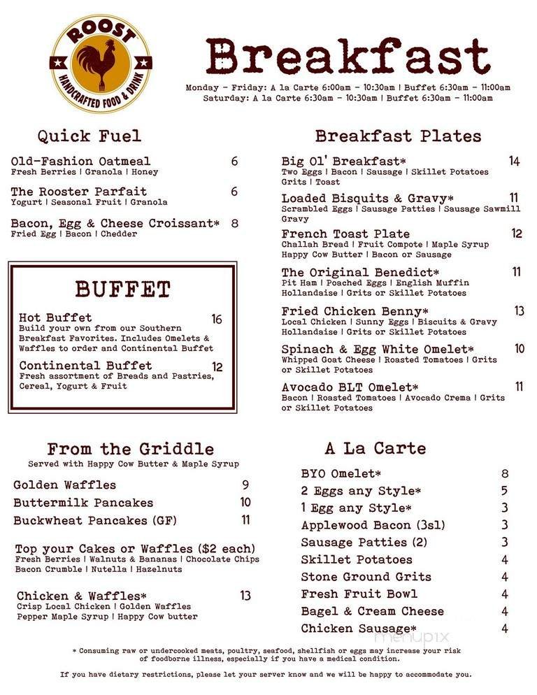 Menu page 1