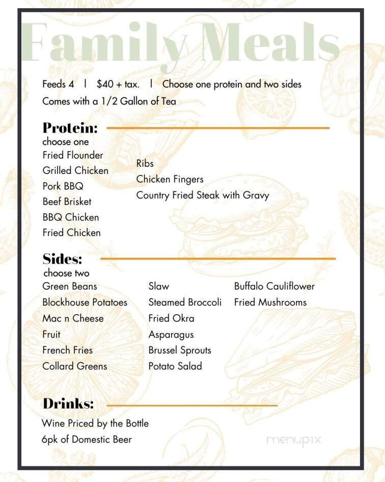 Menu page 1