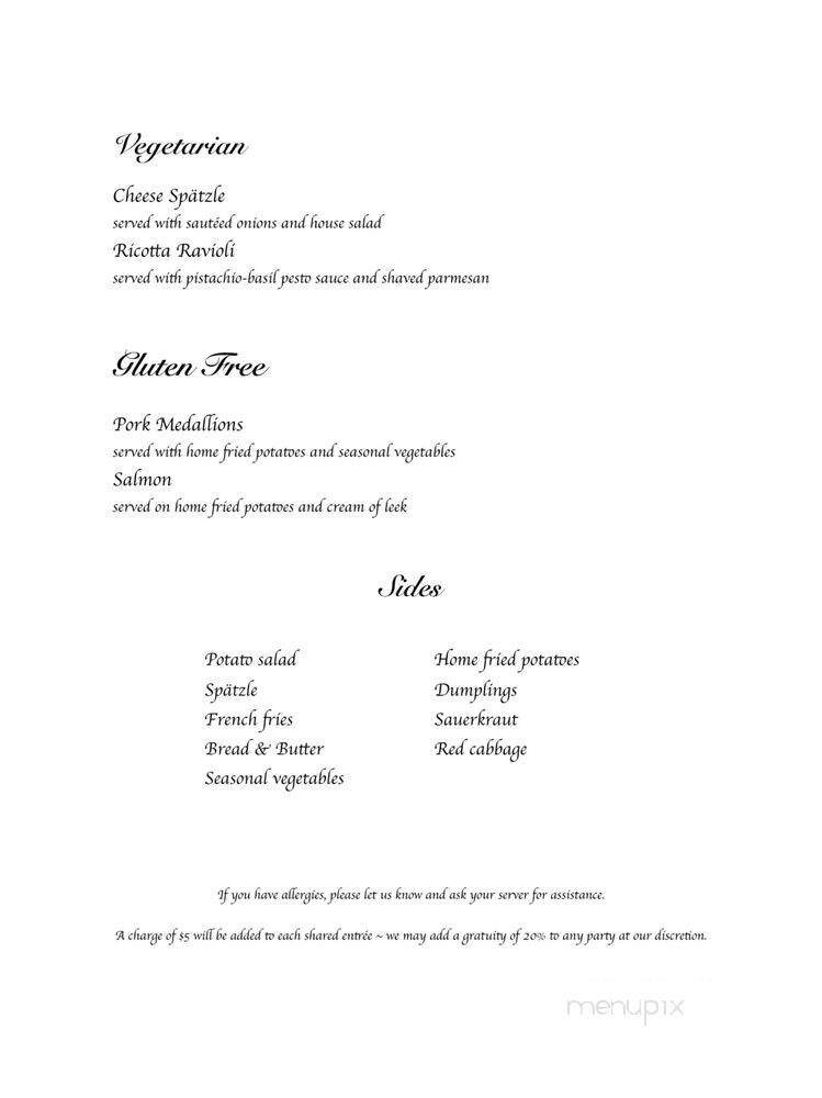 Menu page 2