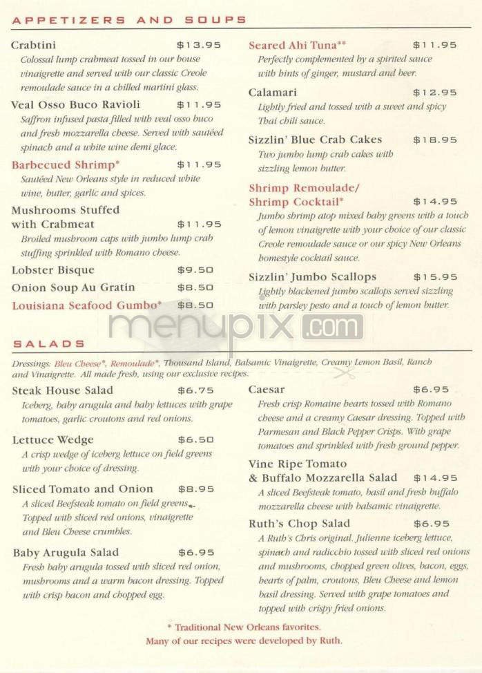 Menu page 1