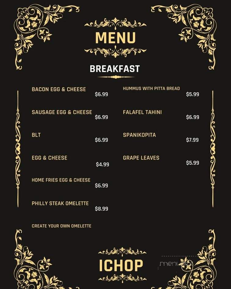 Menu page 1
