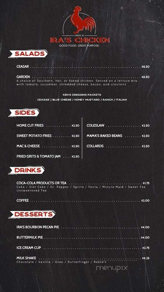Menu page 1