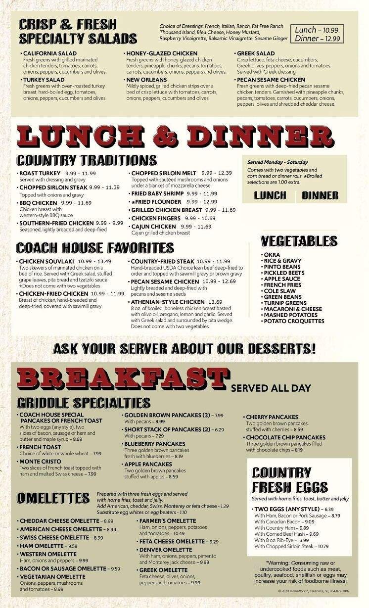 Menu page 1