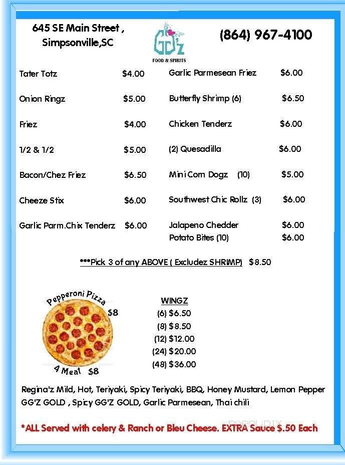 Menu page 2