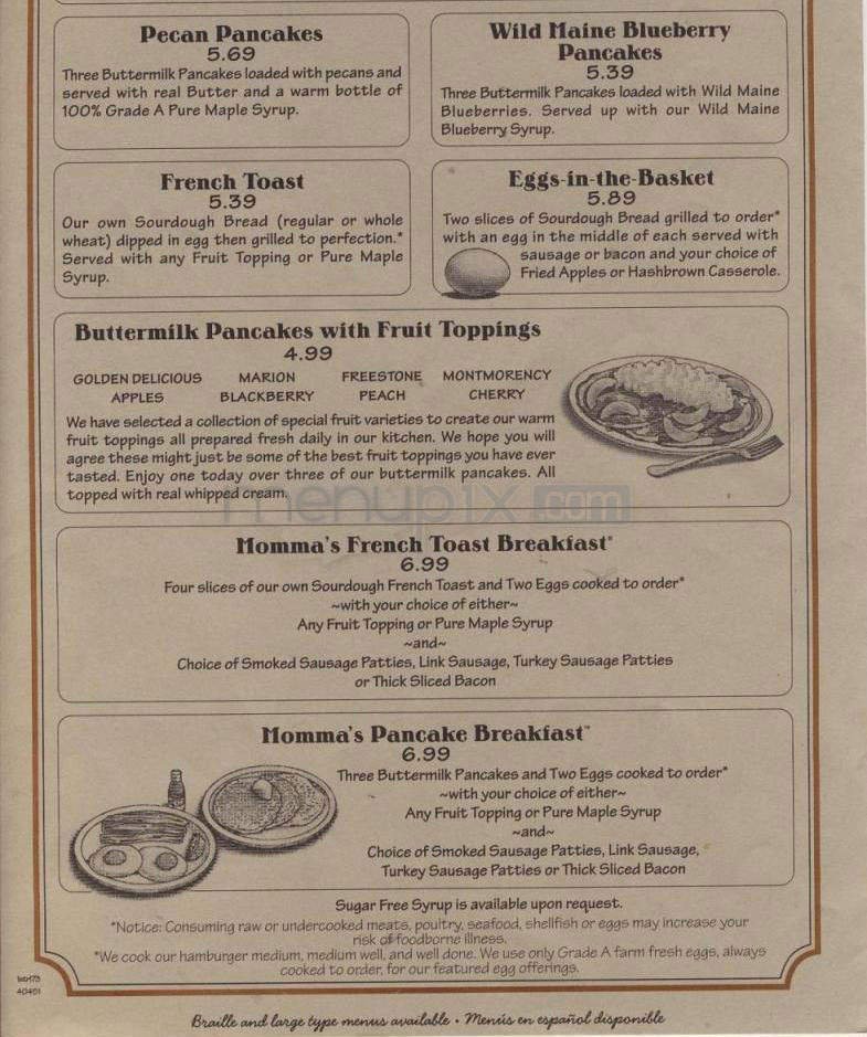 Menu page 4