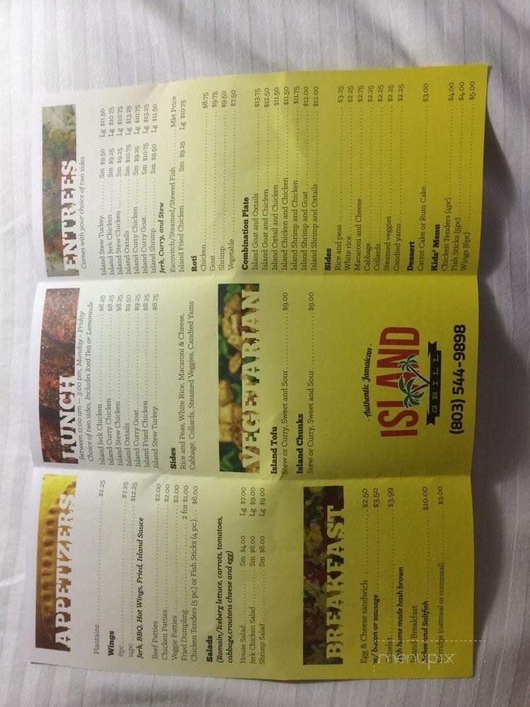 Menu page 1