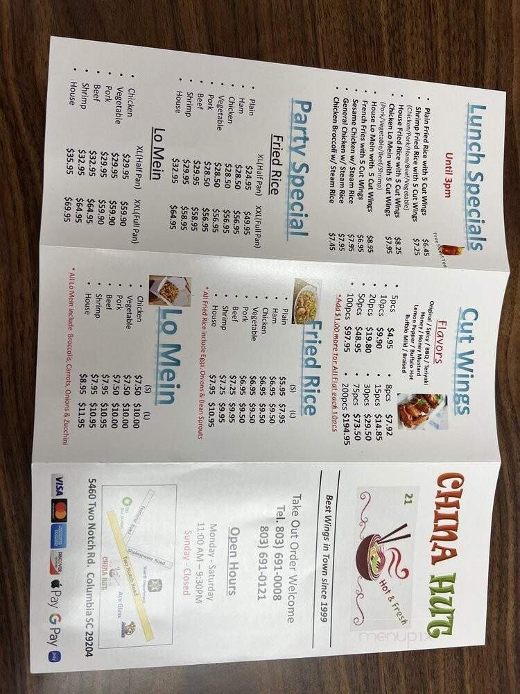 Menu page 2