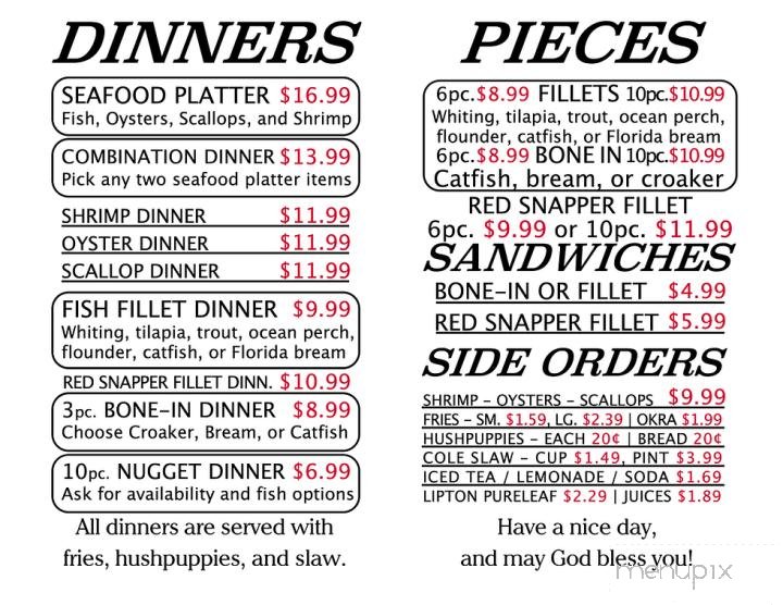 Menu page 2