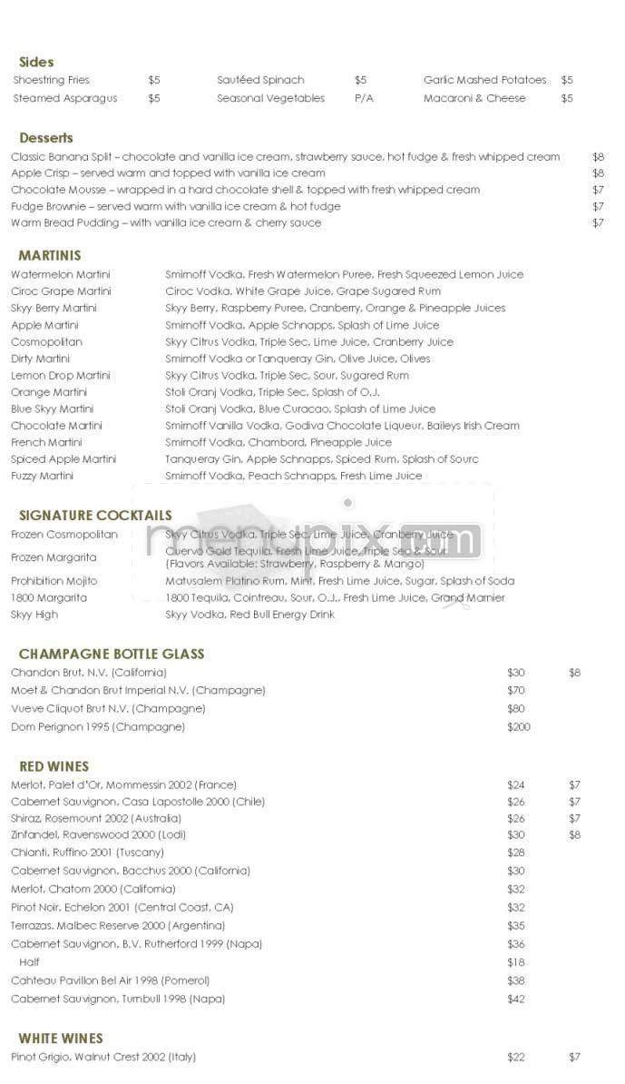 Menu page 2