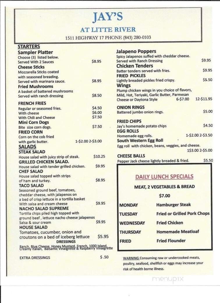 Menu page 2