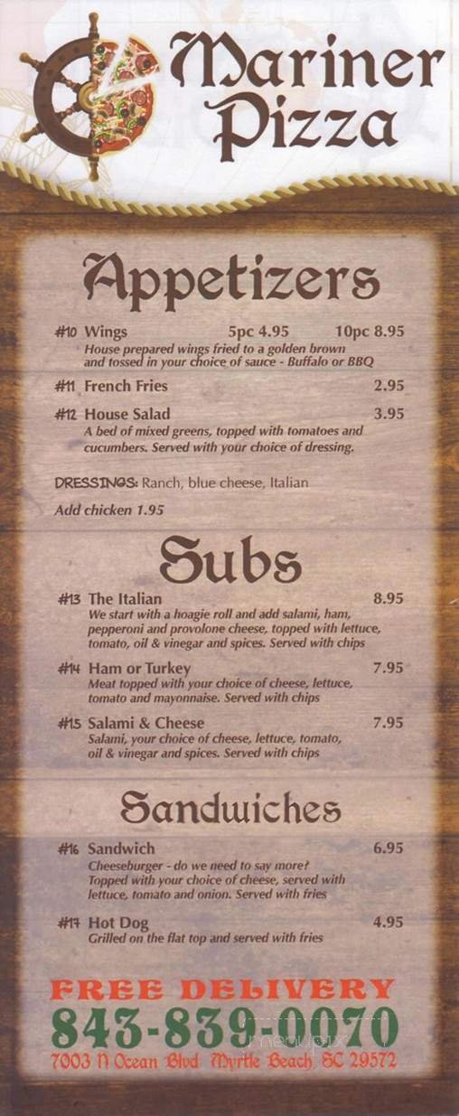 Menu page 2