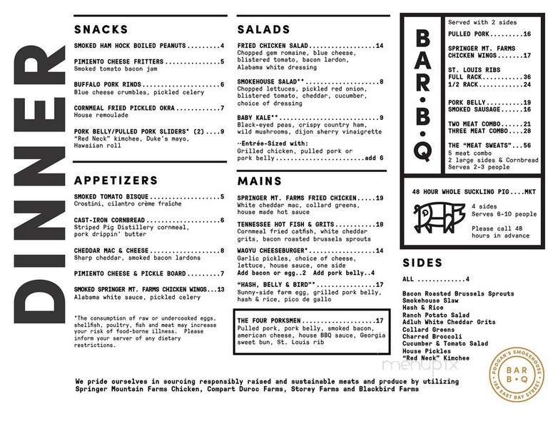 Menu page 2
