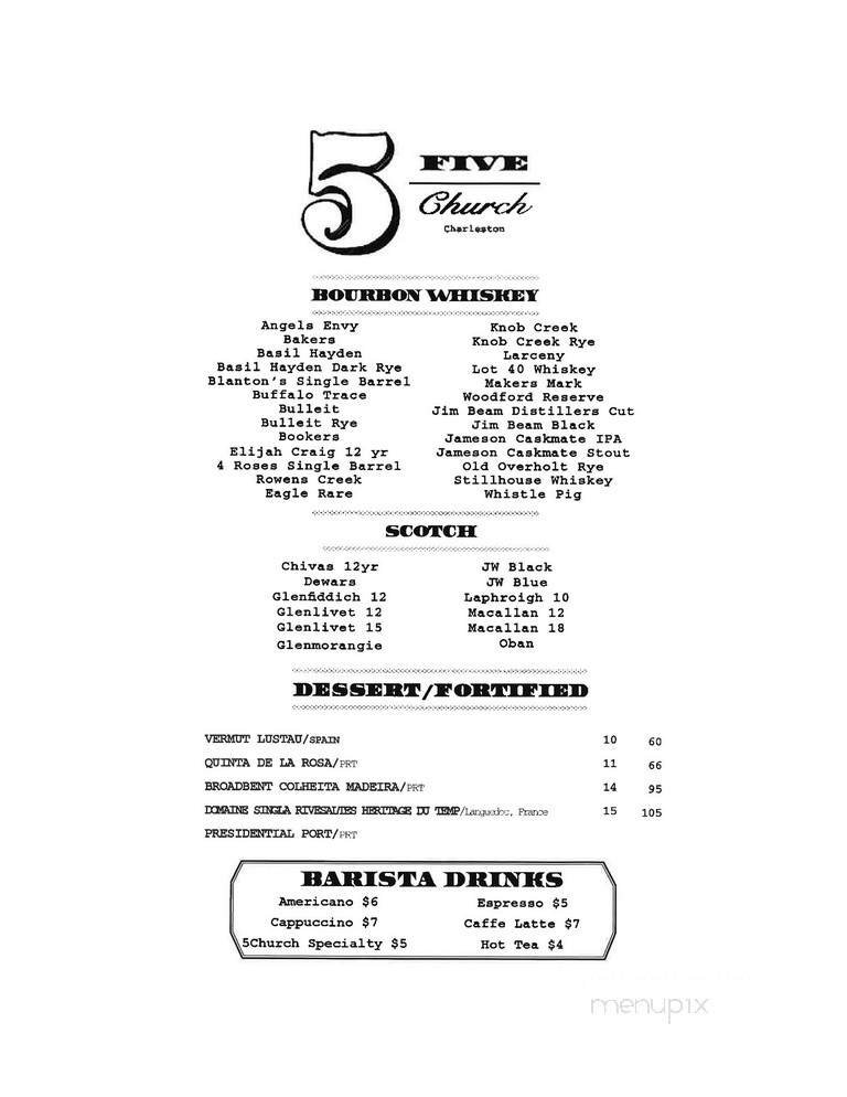 Menu page 1