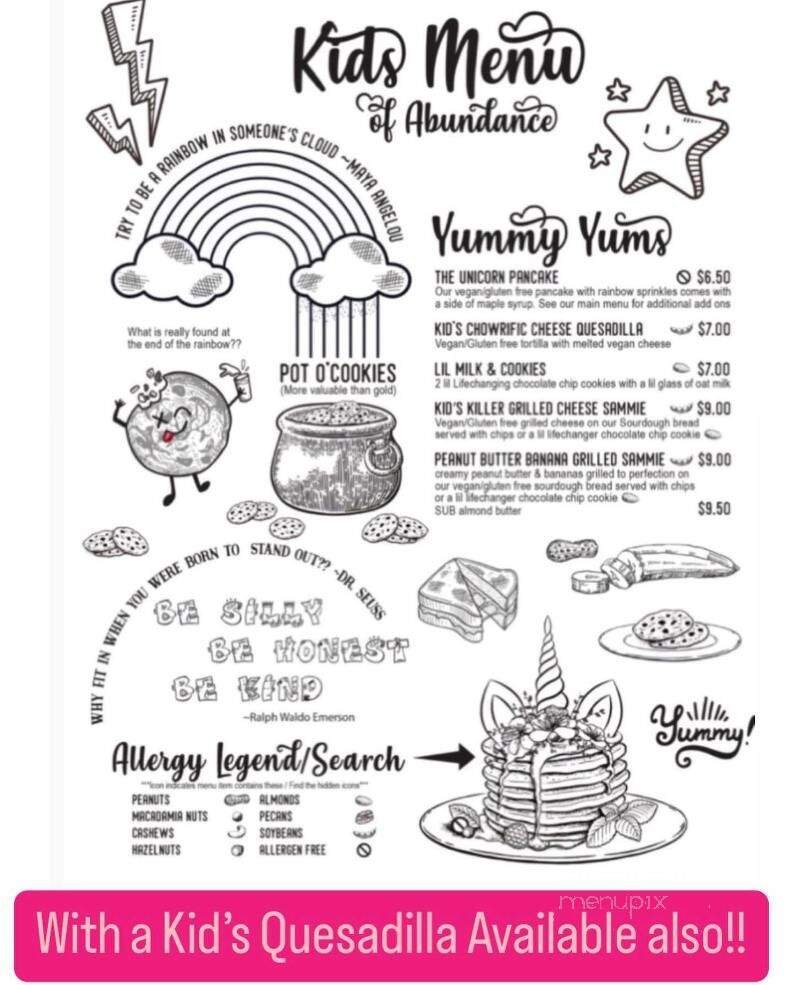 Menu page 2