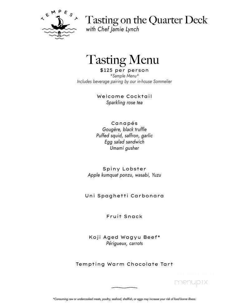 Menu page 1