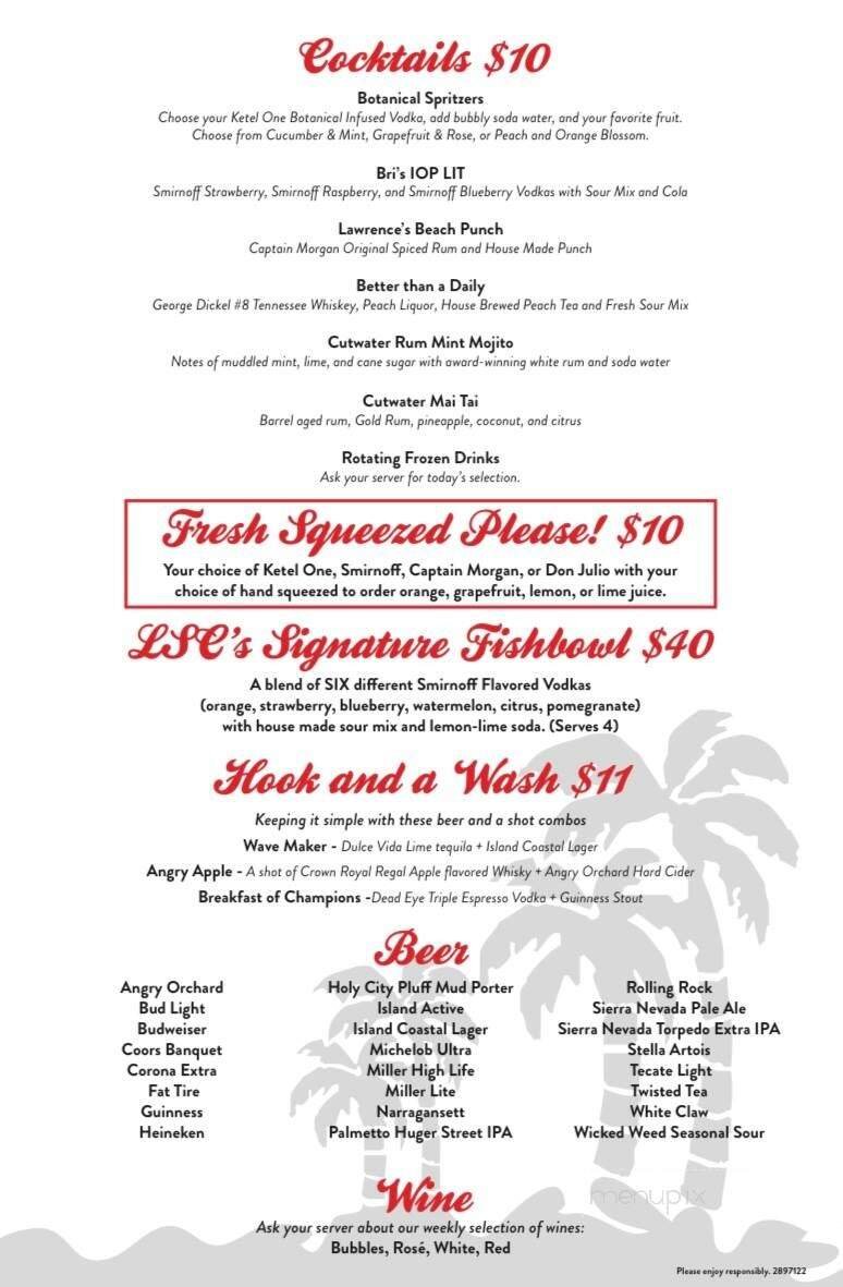 Menu page 1