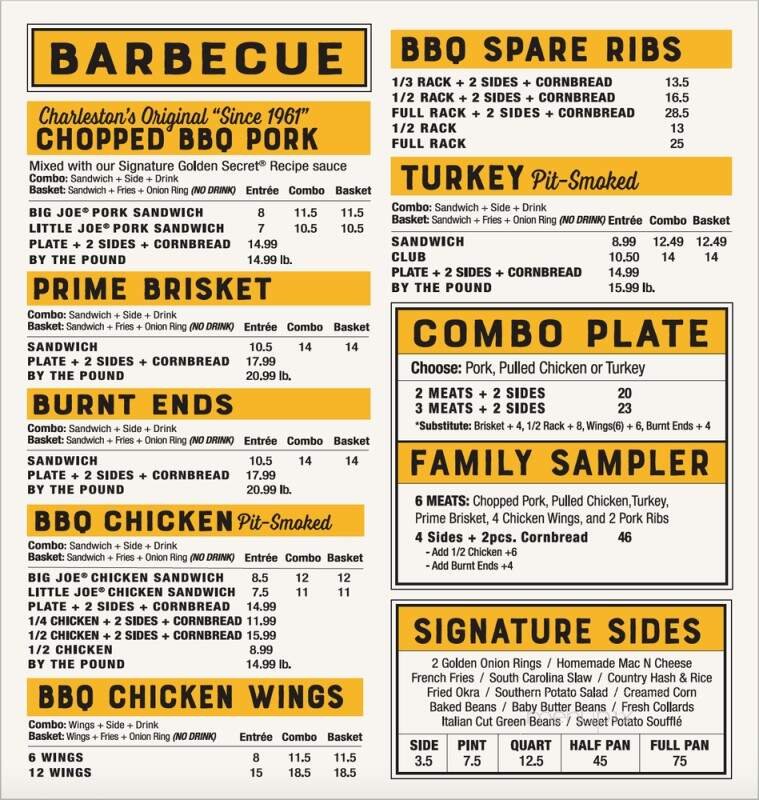 Menu page 1