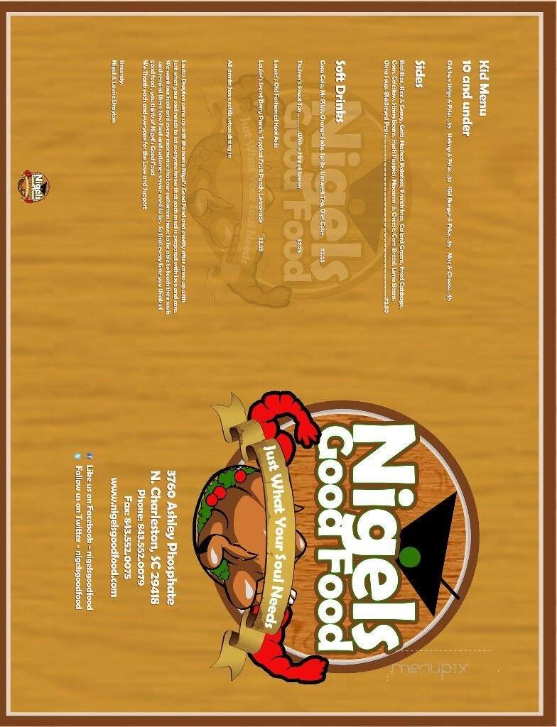 Menu page 1