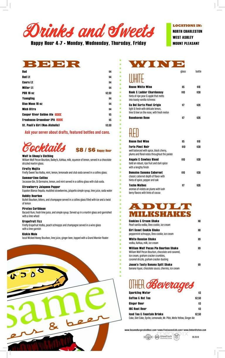 Menu page 2